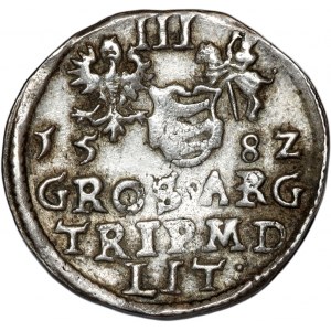 Stefan Batory, trojak 1582, Wilno