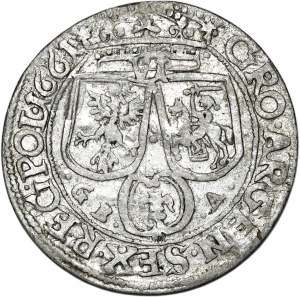 John II Casimir, sixpence 1661 GBA, Lviv
