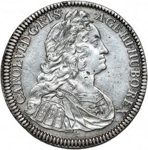 Austria, Charles VI, 1737 thaler, Hall