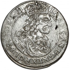 Jan II Kazimierz, ort 1663 AT, Bydgoszcz, bardzo rzadki portret