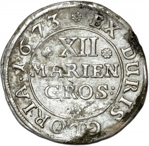 Germany, Brunswick-Luneburg, 12 mariengroschen 1673