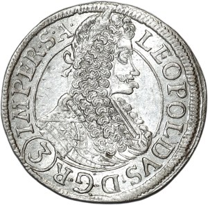 Austria, Leopold I, 3 krajcars 1696 GE, Prague