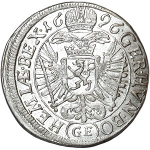 Austria, Leopold I, 3 krajcary 1696 GE, Praga