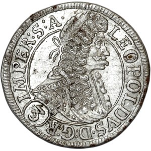 Austria, Leopold I, 3 krajcary 1697 GE, Praga