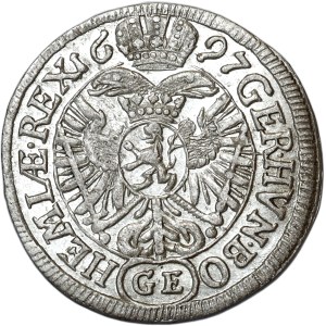 Austria, Leopold I, 3 krajcary 1697 GE, Praga