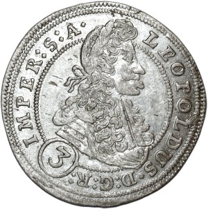 Austria, Leopold I, 3 krajcars 1701 GE, Prague