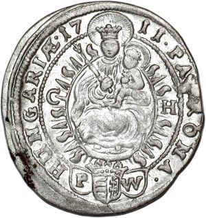 Hungary, Joseph I, 3 krajcars 1711 CH PW, Bratislava