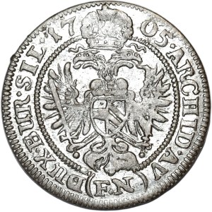 Śląsk, Leopold I, 3 krajcary 1705 FN, Wrocław
