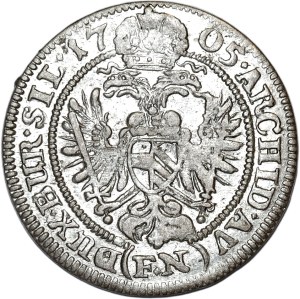 Silesia, Leopold I, 3 krajcary 1705 FN, Wrocław
