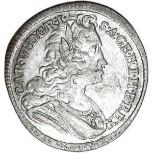 Austria, Karol VI, 3 krajcary 1725, Wiedeń