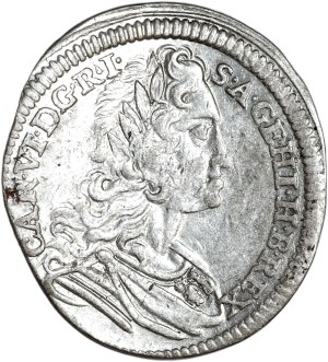 Austria, Charles VI, 3 krajcars 1726, Vienna