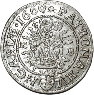 Hungary, Leopold I, 3 krajcars 1666, Kremnica