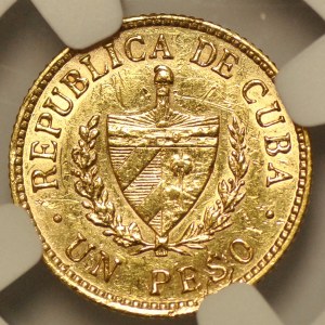 Cuba, Jose Marti, 1 peso 1916