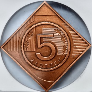5 gold 2005, 10 years in circulation, copper