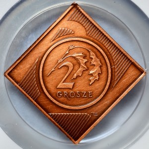 2 pennies 2005, 10 years in circulation, copper