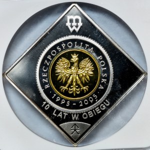 5 złotych 2005, 10 lat w obiegu