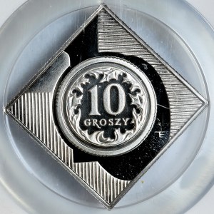 10 groszy 2005, 10 lat w obiegu