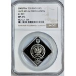 10 groszy 2005, 10 lat w obiegu