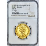 Francja, Karol VI (1380-1422) Ecu d'or