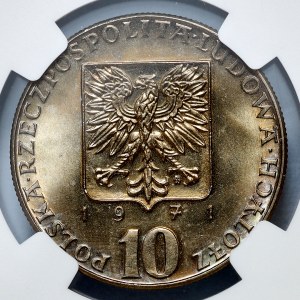 10 złotych 1971, F.A.O. FIAT PANIS