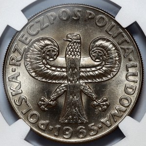 10 zloty 1965, Sigismund's Column