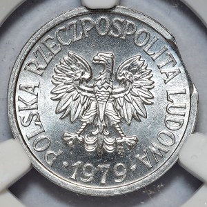 10 groszy 1979, końcówka blachy