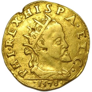 Włochy, Filip II, 1 doppia 1578, Mediolan