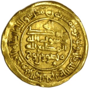 Islam, AV dinar, kalif 'Abd Al-Malik I (343-350 Ah = 954-961 AD) Nisabur