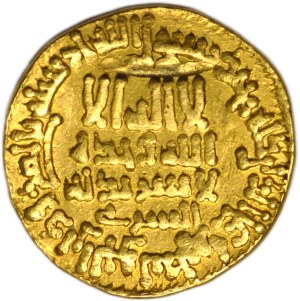 Islam, AV dinar, caliph al-Ma'mun 198-218 AH (813-833 AD) 200 AH=815 AD, Misr
