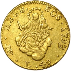 Włochy, 48 lirów 1793, Genua