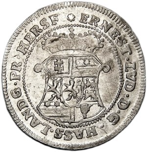 Germany, Ernest Ludwig, 10 krajcars 1726 BIB, Hesse-Darmsdtadt