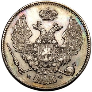 Russian partition, 30 kopecks = 2 zlotys 1835 MW Warsaw