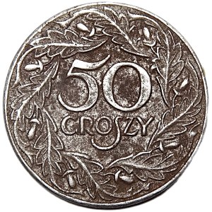 Generalne Gubernatorstwo, 50 groszy 1938 FAŁSZERSTWO