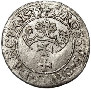 Sigismund I the Old, penny 1535, Gdansk PRVS*