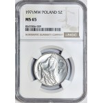 5 złotych 1971, Rybak