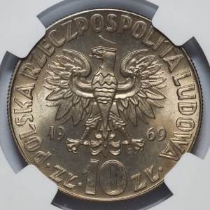 10 gold 1969, Nicolaus Copernicus