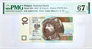 10 gold 2012, Mieszko I, AA 0441446