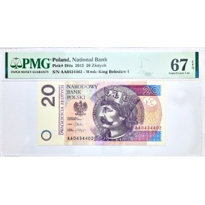 20 złotych 2012, Bolesław Chrobry, AA 0434402