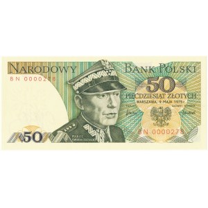 50 złotych 1975, Karol Świerczewski, BN 0000278