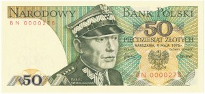 50 gold 1975, Karol Swierczewski, BN 0000278