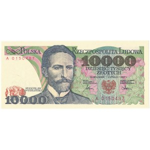 10000 złotych 1987, Stanisław Wyspiański, A 0150487