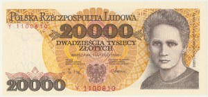 20000 gold 1989, Maria Skłodowska-Curie, Y 1100810