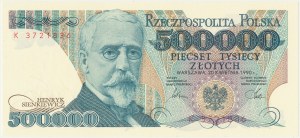 500000 zloty 1990, Henryk Sienkiewicz, series K