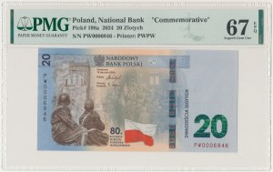 20 zloty 2024, 80th anniversary of the Warsaw Uprising, PW 0006846