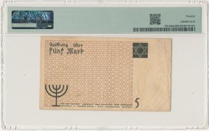 Ghetto in Lodz, 5 marks 1940, No 742662