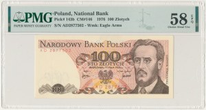 100 zloty 1976, Ludwik Waryński, AD series