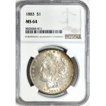 USA, 1 dolar 1883, Morgan, Filadelfia