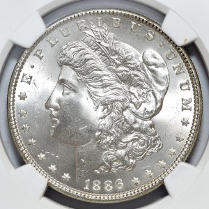 USA, $1 1886, Morgan, Philadelphia