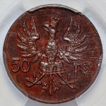 50 marek 1923, Kobieta i kłosy, MIEDŹ, JEDYNA