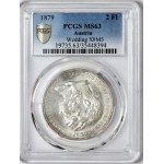 Austria, Franciszek Józef, 2 guldeny 1879, Srebrne wesele